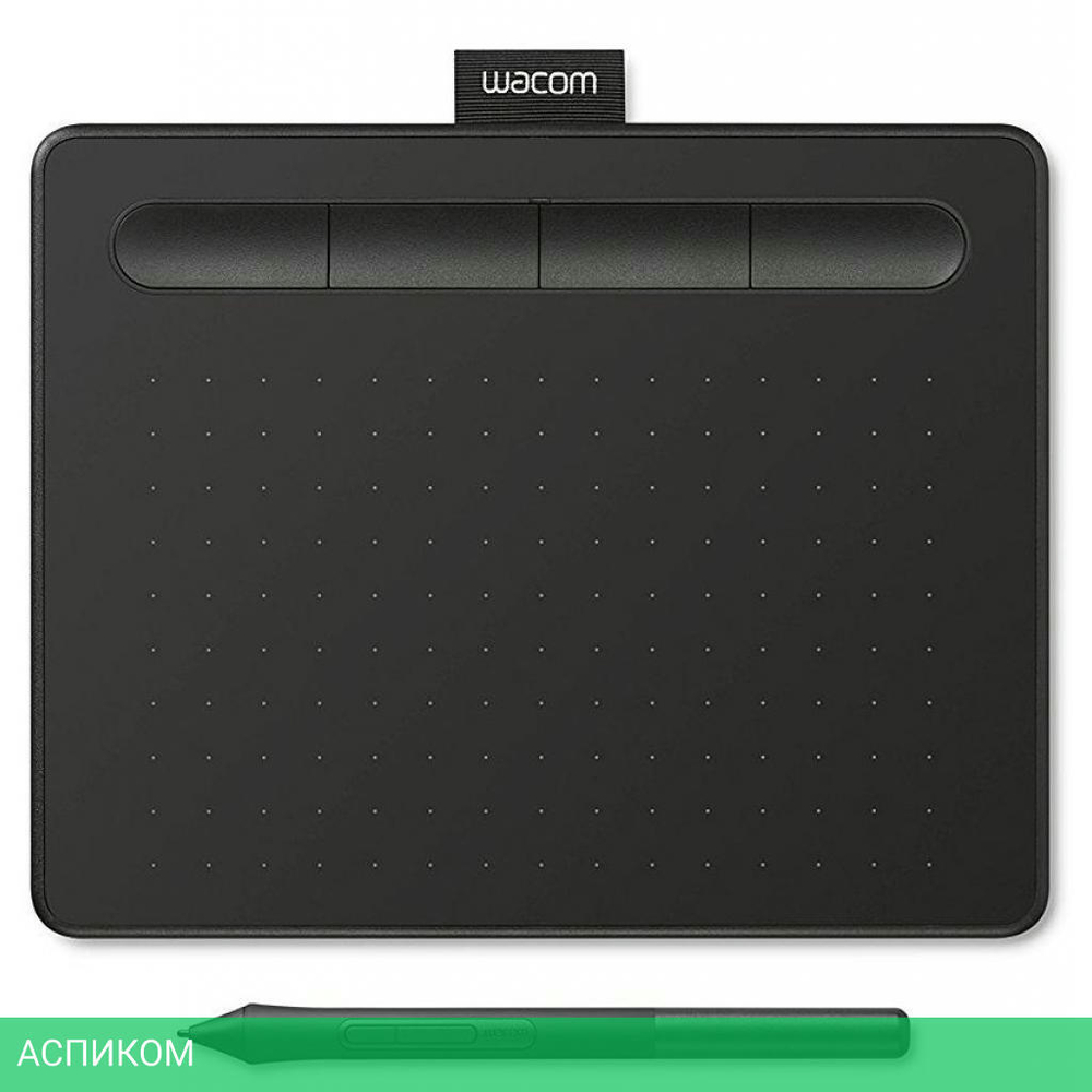 Графический планшет Wacom Intuos Basic Small Black (CTL-4100K-N)