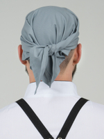 Головной убор - бандана повара кондитера Серая