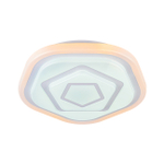 Светодиодный светильник 60Вт, 3200Лм, 3000К-6500К,Ra>80, ИК-пульт, плавная регулировка мощности, изменение цветовой температуры, 50% яркость, ночник, память, металл/акрил, белый/матовый