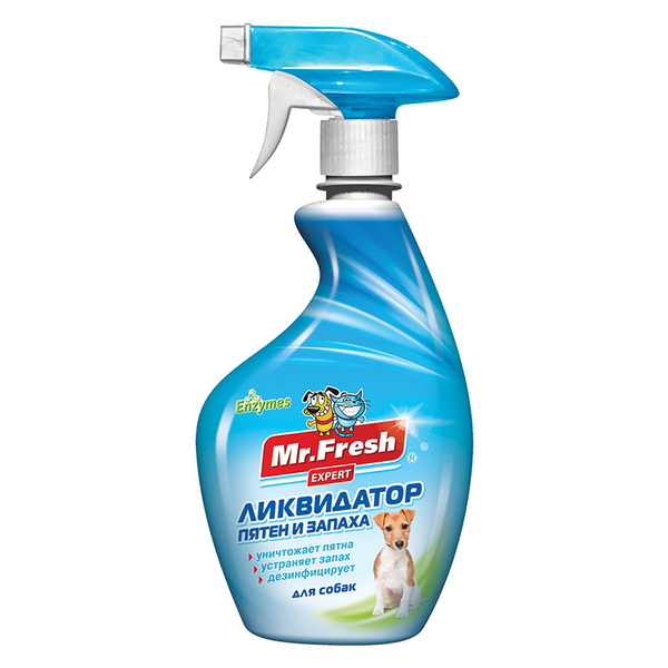 Мистер Фреш Ликвидатор пятен и запаха для собак 500 мл