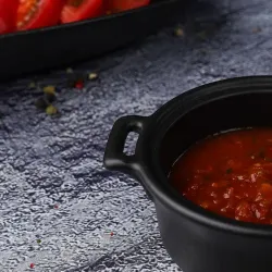 Соусник 125 мл 10,7*8,5 см h4 см овальный фарфор Smooth Black Raw Stellar P.L. Proff Cuisine [6]