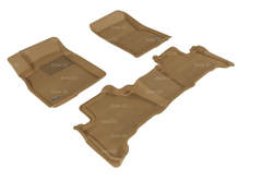 Коврики салона для Toyota Land Cruiser 120 Prado Sotra 3D Lux с бортиком серые. Артикул ST 74-00056