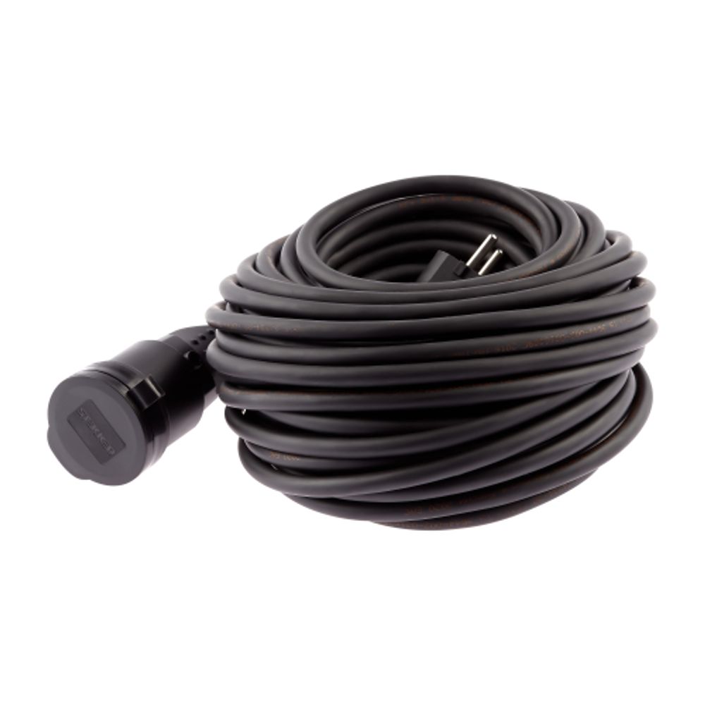 Удлинитель силовой ЭРА UPx-1e-3x2,5-20m-IP44(KG) в бухте с заземлением 1 розетка 20 м КГ 3х2,5мм2 | Силовые удлинители