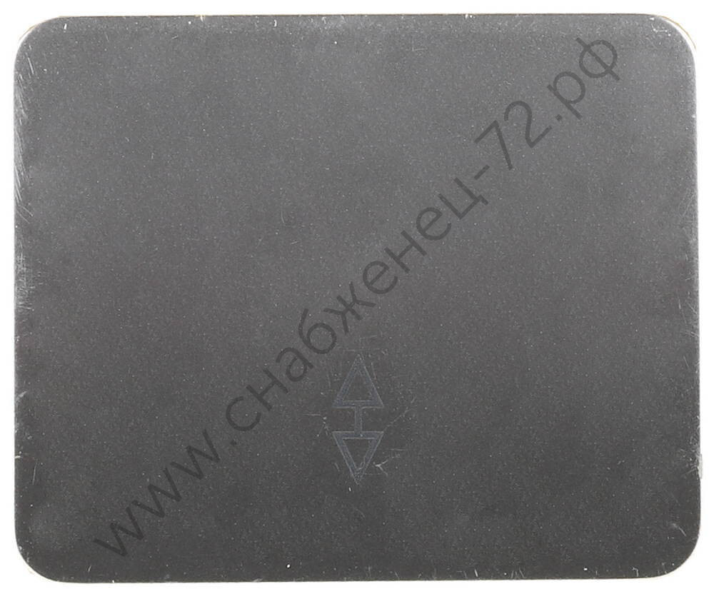 СВЕТОЗАР Гамма, проходной одноклавишный без вставки и рамки цвет светло-серый металлик 10A/~250B, Электрический выключатель (SV-54137-SM)