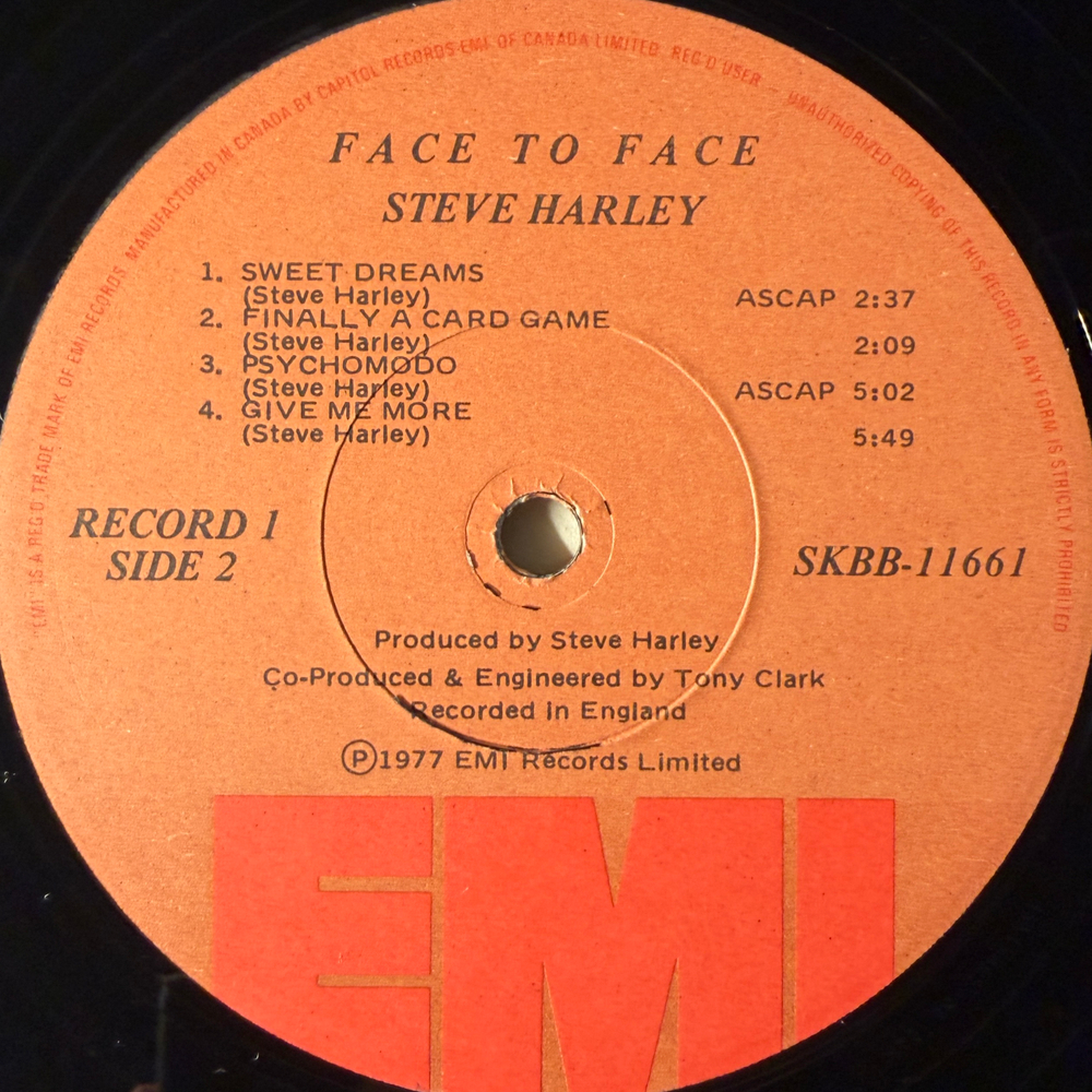 Steve Harley And Cockney Rebel ‎– Face To Face 2LP (Канада 1977г.)
