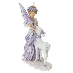GAEM Фигурка декоративная "Фея с олененком", L13 W6 H16,5 см
