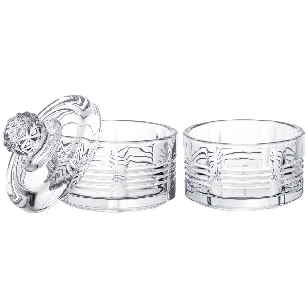 ЕМКОСТЬ ДЛЯ ХРАНЕНИЯ LEFARD С КРЫШКОЙ 2 ЯРУСА "ROXY" 8*14 СМ, 180 МЛ (КАЖДАЯ)