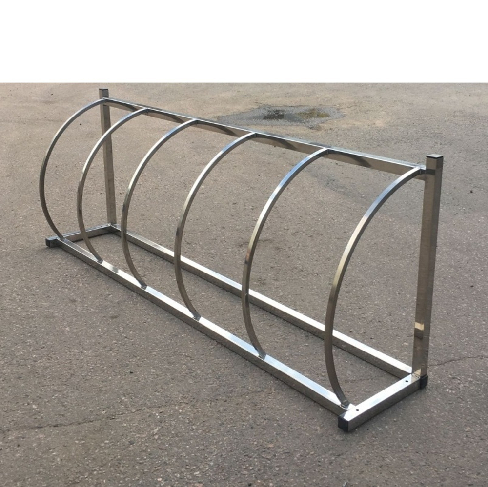 Велопарковка №115, на 5 мест, 1940*420*840 мм., из нержавеющей стали