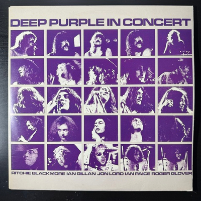 Deep Purple ‎– In Concert 2LP (Швеция 1980г.)