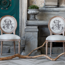 Стул Объект мечты Монограмма буквы B