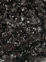 Хлопья - слюда 88302 Чёрный прозрачный глянец - для литья изделий и творчества