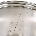 Ковш нерж, 1.9 л, крышка стекло, металл ручка, DNN3, SD-A17-16S