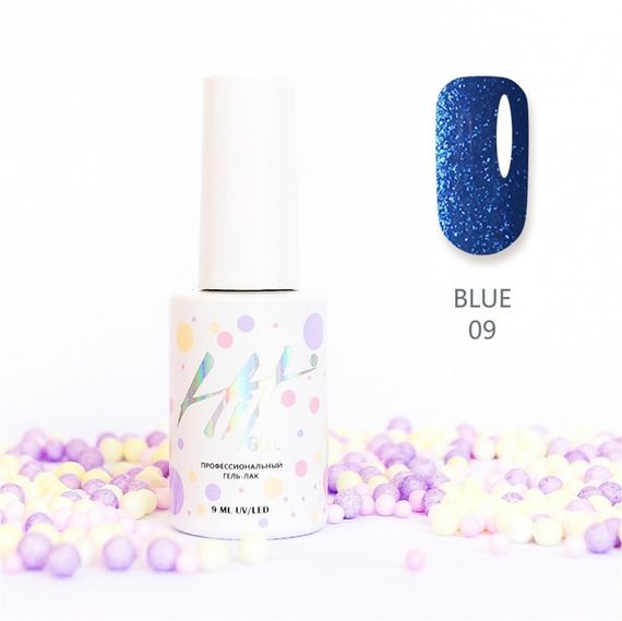 Гель-лак ТМ &quot;HIT gel&quot; №09 Blue, 9 мл