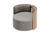 Кресло крутящееся Lagom 800 (капучино твид, натуральный дуб)