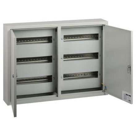 Корпус металлический навесной ЭРА ЩРН-90 2-х дверный (500х680х120) IP31 УХЛЗ сер. ЭРА Б0062925