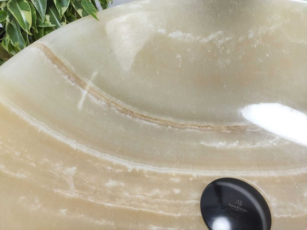 Раковина из оникса Bowl Yellow TinLip BO-61024 40*40*15