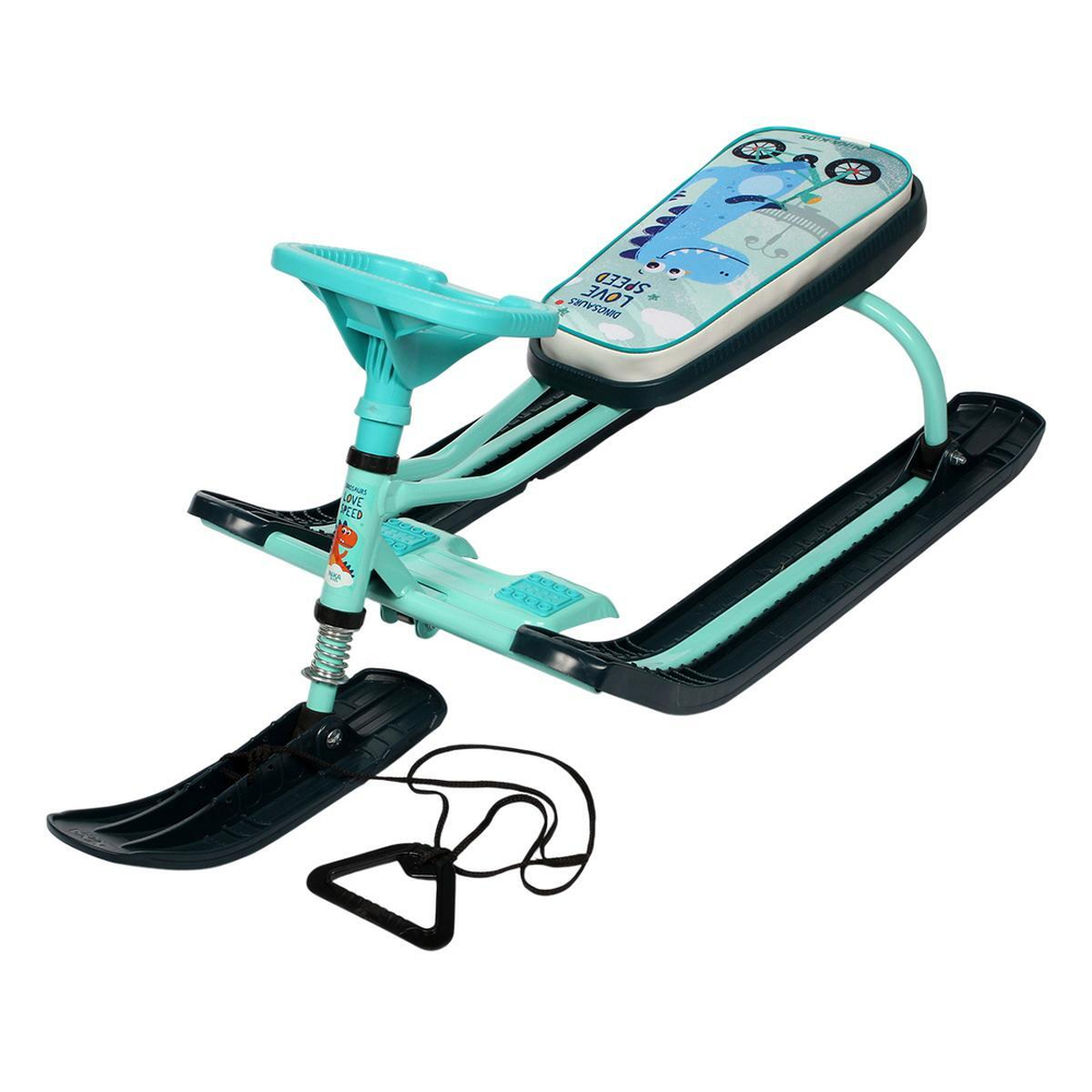 Снегокат "Тимка" Спорт №2+ с динозавром