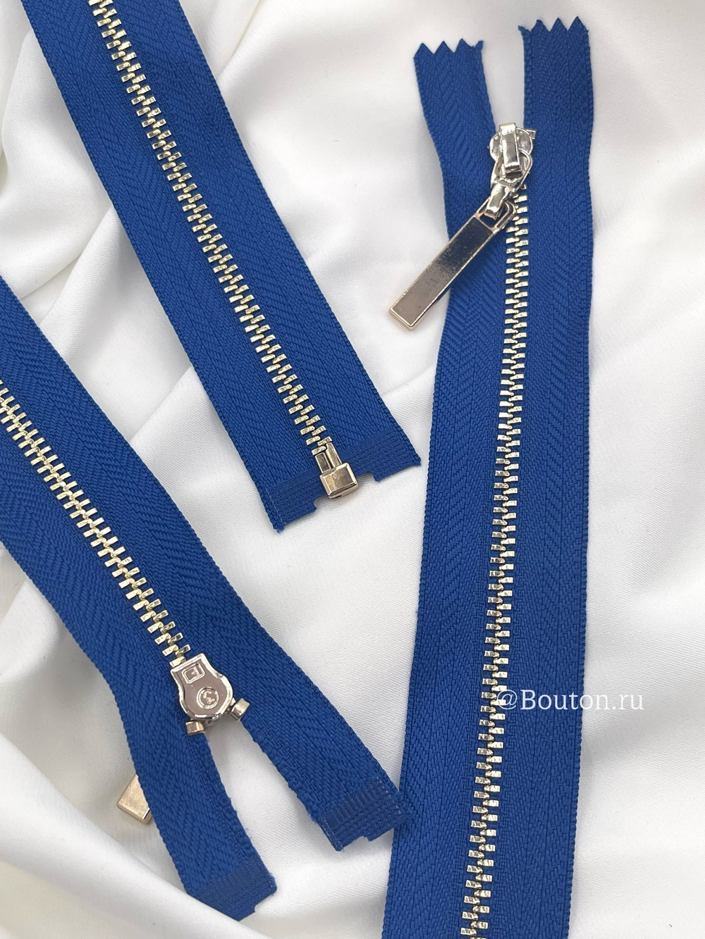 Молния синяя золото