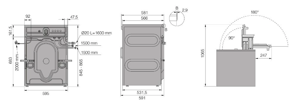Профессиональная стиральная машина Asko WMC6743PB.T
