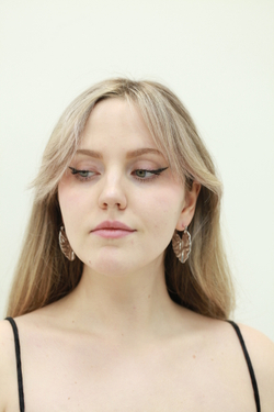Серьги бижутерия, крупные вечерние, old money style, Италия