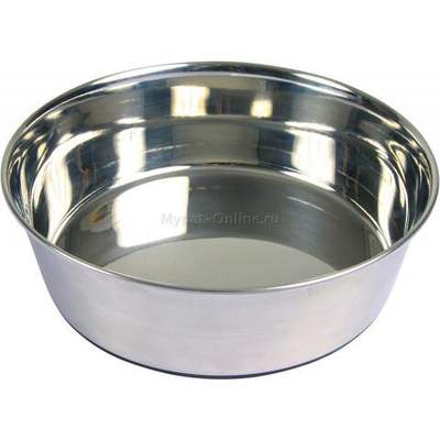 Миска для собак Trixie Stainless Steel Bowl XL, размер 24см.