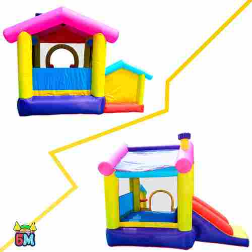 Батут для дома "Волшебный домик" 3,2*2,85*2,43 м