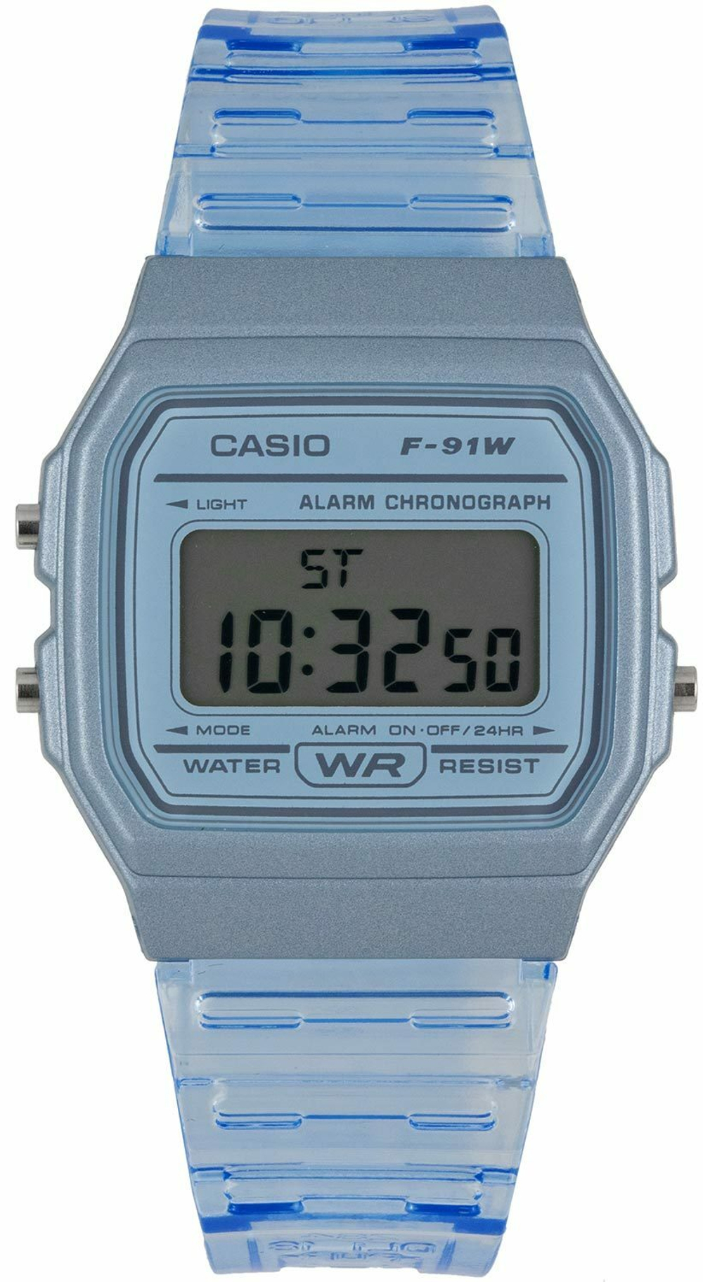 Японские наручные часы Casio Collection F-91WS-2EF с хронографом