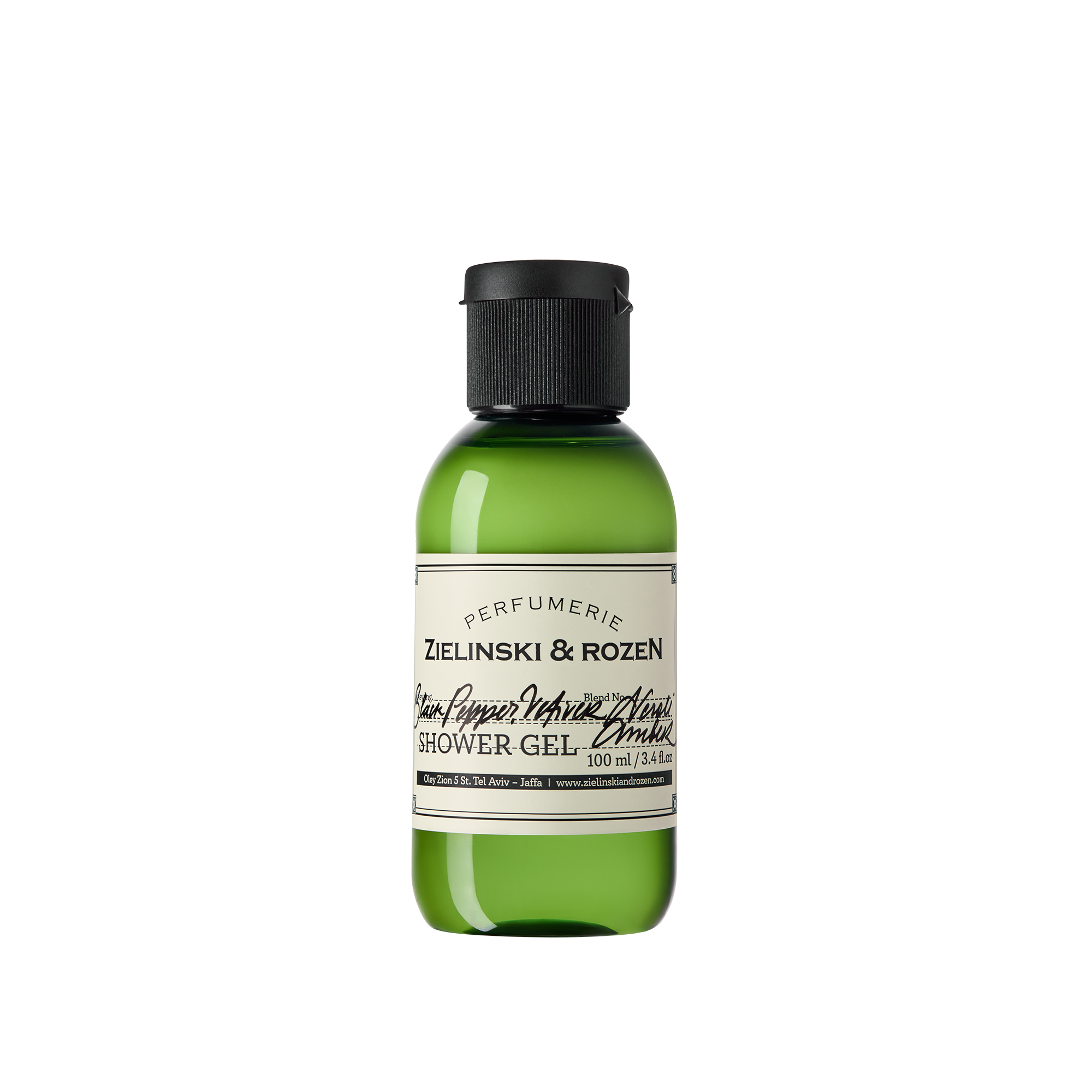 Гель для душа Черный перец, Ветивер, Нероли, Амбра