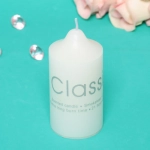 Свеча «Classic» 5*10см цвет белый ZD-102