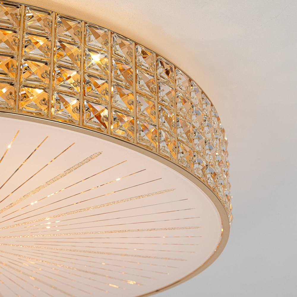 Citilux Портал CL324102 Люстра хрустальная Золото