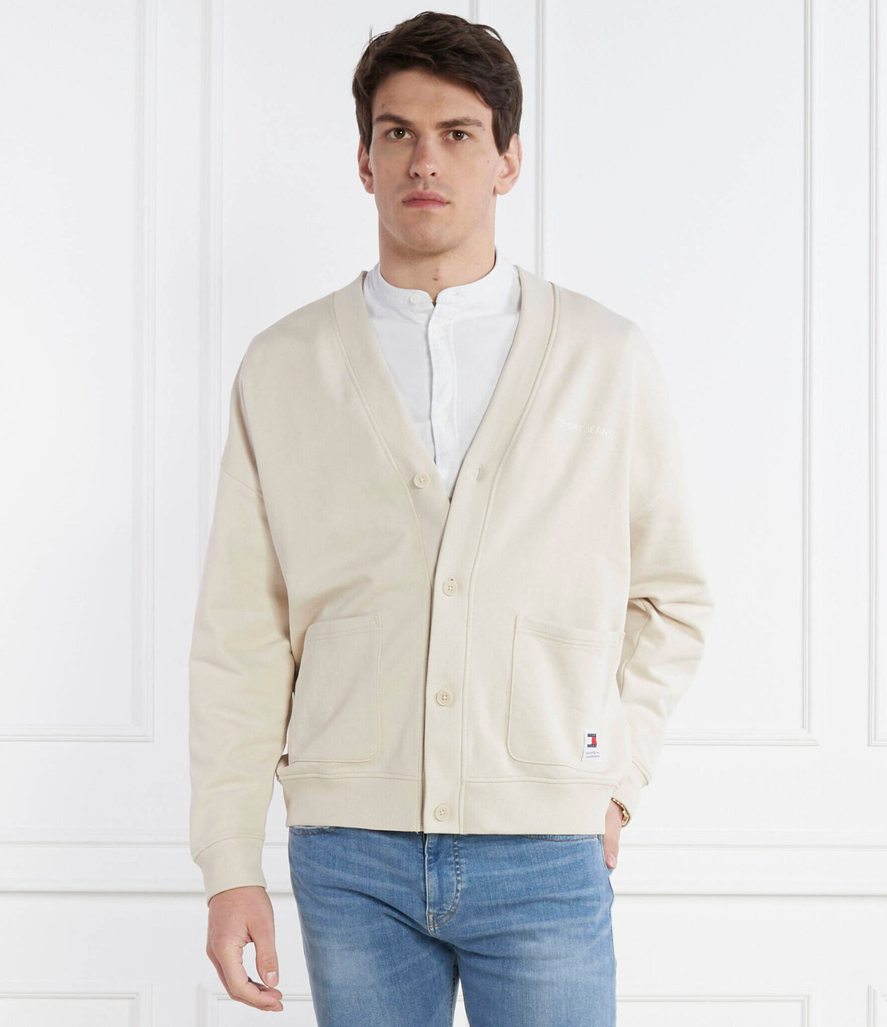 Кардиган Tommy Jeans - кремовый (DM0DM18391)