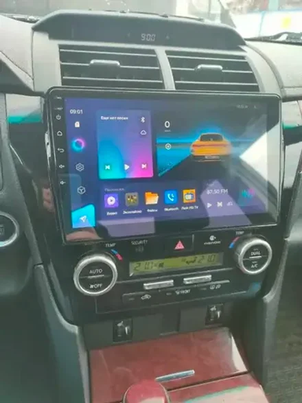 Магнитола Toyota Camry 50 2011-2014 (рамка черная глянцевая 10) - Teyes SPRO+ Android 10, ТОП процессор, 4-64, SIM-слот