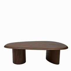 Кофейный стол Tatlin 105х26 см, шпон ореха