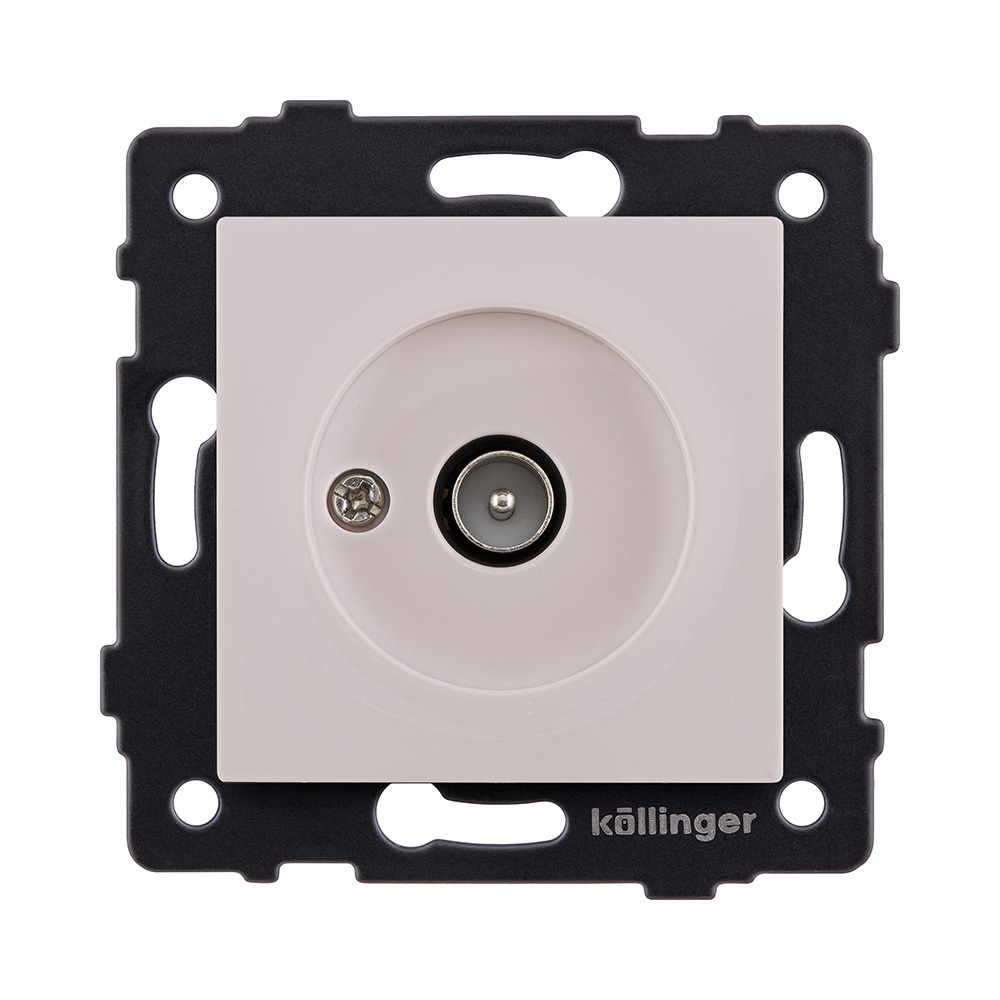 Розетка TV (папа), кашемир матовый Kollinger REA-007CM для Aspekt, Eleganz, Reflex