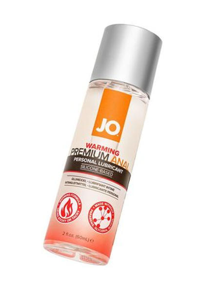 Анальный лубрикант на силиконовой основе JO Premium WARMING, разогревающий, 60 мл