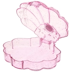 Шкатулка пластиковая «KiKi HAUS», ракушка, цвет розовый, 11*9.5*3.5см (в пакете)