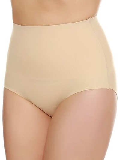 Высокие бесшовные трусики (Размер: XL) (Цвет: черный)