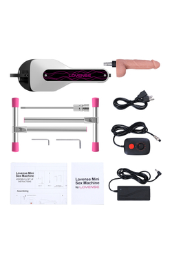 Секс-машина SM Mini Lovense, металл, белый, 31.6 см