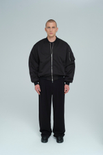 Бомбер оверсайз | black