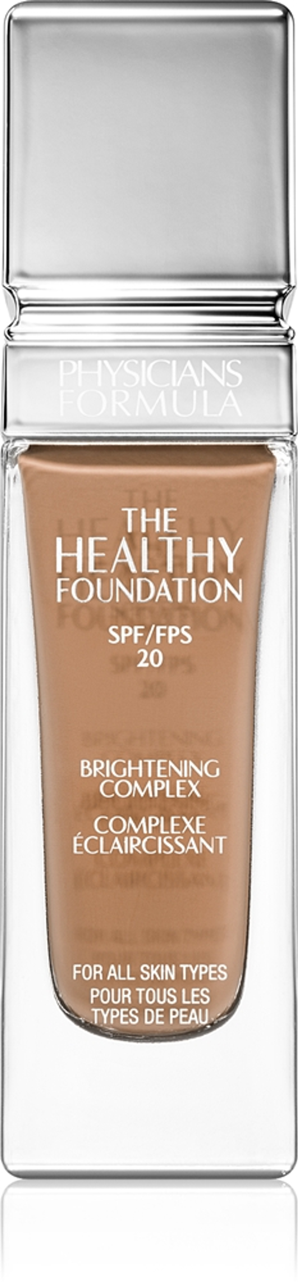 Physicians Formula The Healthy Foundation - Розово-светящий кремовый тональный флюид с SPF 20 оттенок MN4, 30 ml