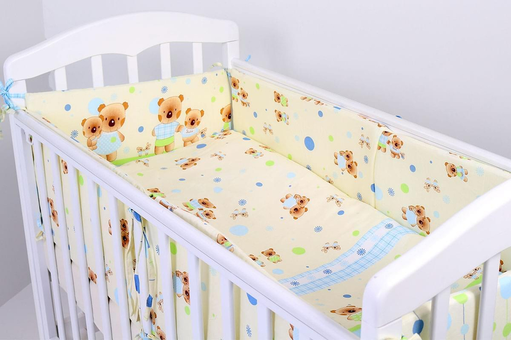 641 Комплект "Дружная Семейка" (6 предметов) 641/1 голубой, бязь