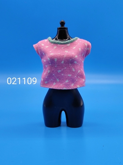 Одежда для куклы Барби футболка 021109