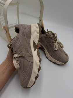 Кроссовки женские натуральная кожа арт. 20-5 цвет "бежевый"