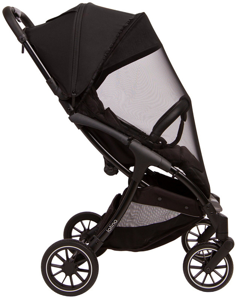 Детская прогулочная коляска Peppy Latina black cosmos черная