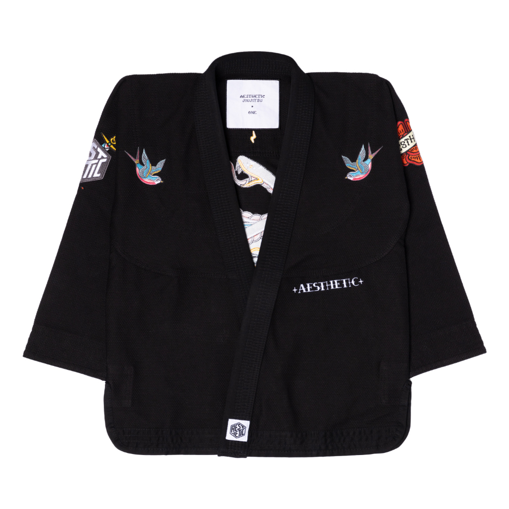 Кимоно Aesthetic Old School (Black)