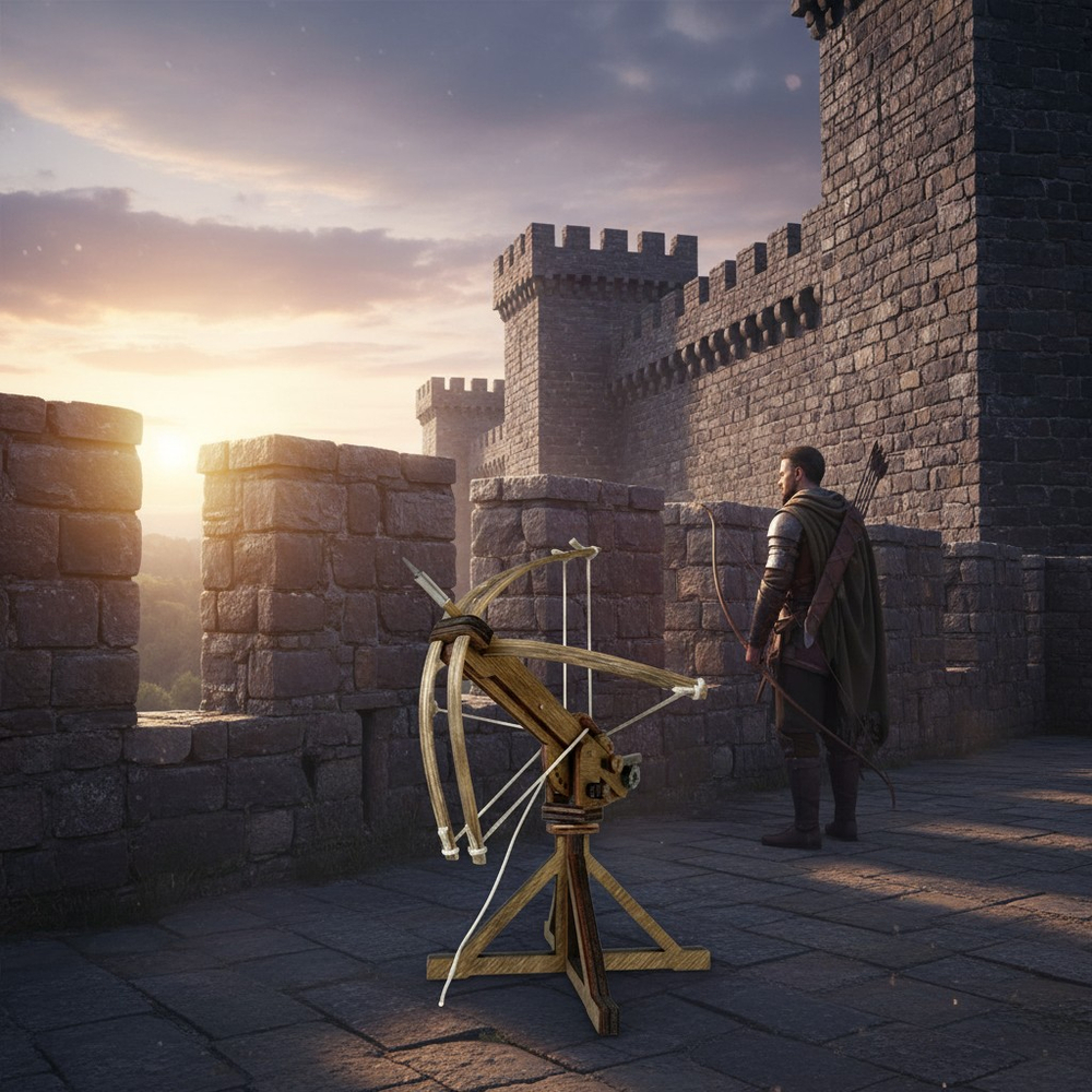 Деревянный конструктор Аркбаллиста Трёх Сплетений (KUDRIAVSKIY)