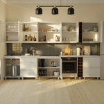 Кухонный напольный модуль для бутылок 20х60х85, Севилья, со столешницей, винный шкаф на ножках, массив дуба, Dipriz