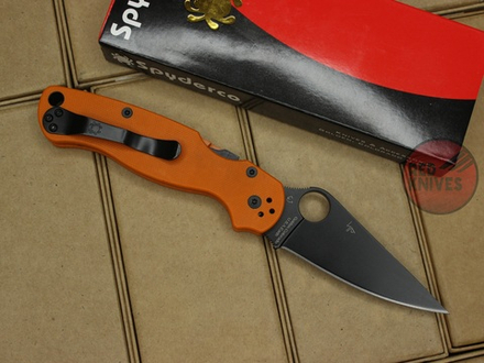 Нож Spyderco Paramilitary 2 Orange-Black C81GORBK2