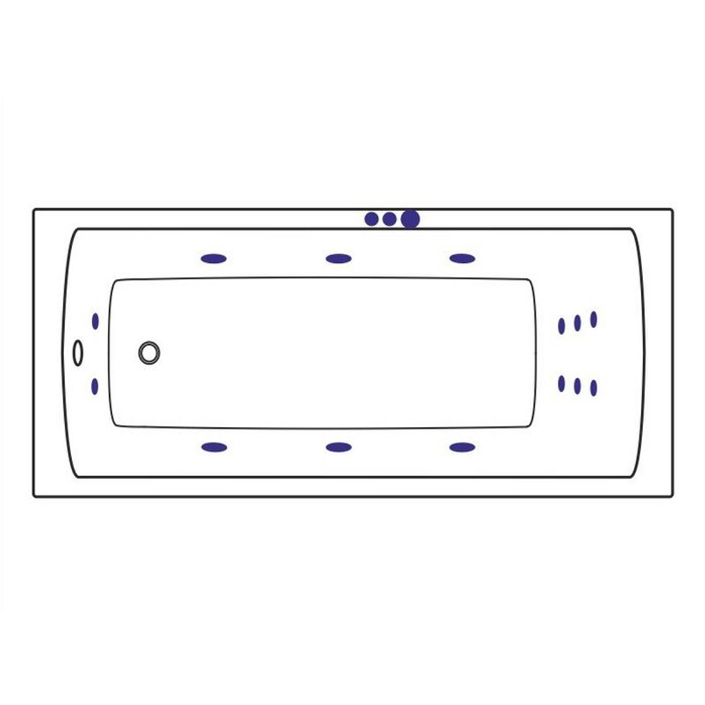 Акриловая ванна Excellent Aquaria Smart 170x75 WAEX.AQU17.SMART
