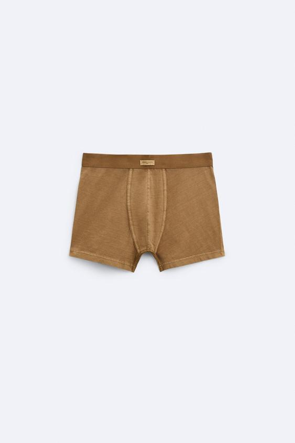 ZARA НАБОР ИЗ ТРЕХ ТРУСОВ-БОКСЕРОВ С КОНТРАСТНОЙ НАШИВКОЙ, РАЗНОЦВЕТНЫЙ